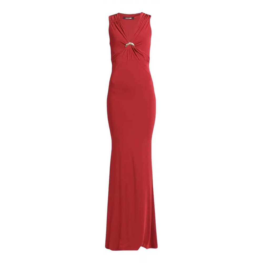 Roberto Cavalli evening gown maxi dress long red